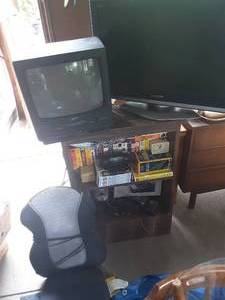 lot 72 image: Large Lot of Electronics, VHS, Massage Chair and more