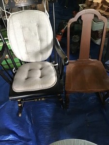 lot 43 image: 2 Rocking Chairs