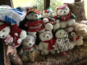 lot 46 image: Large Lot of Christmas Bears