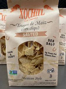 lot 9 image: front room pallet - Xochitl Totopos de Maiz (Corn Chips) - 5 Bags