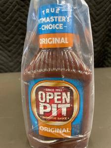 lot 13 image: 2 back - Open Pit Barbecue Sauce Original 18 Oz - 4 Pack