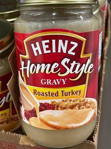 lot 18 image: 2 back - Heinz HomeStyle Roasted Turkey Gravy - Lot of 12 Jars