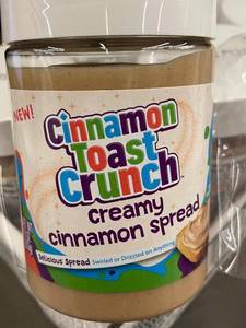 lot 20 image: HI 4 - Cinnamon Toast Crunch Creamy Cinnamon Spread - 6 Pack