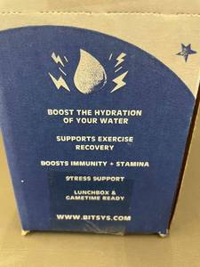 lot 62 image: Bitsys Swish Pink Lemonade Electrolyte & Immunity Drink Mix - 100 Count