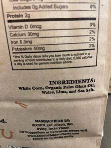 lot 109 image: front room pallet - Xochitl Totopos de Maiz (Corn Chips) - 5 Bags