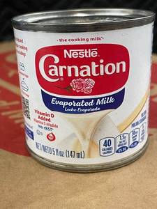 lot 117 image: CT 2 - Nestle Carnation Evaporated Milk 5 fl oz (24-Pack)