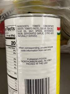 lot 162 image: 2 back 2.4 - Case of Marzano Spaghetti Sauce 15 oz - Pack of 12