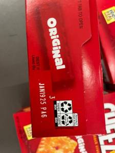 lot 187 image: ID 3 - Lot of 4 Cheez-It Original Baked Snack Crackers 7 oz Boxes