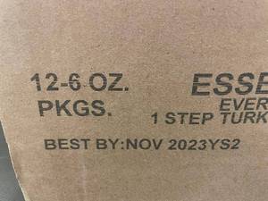 lot 237 image: 2 Back - Box of 12 Essential Everyday Turkey Naturally Flavored Stuffing Mix Packages