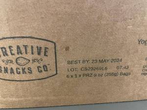 lot 240 image: I 1 - Creative Snacks Co. Yogurt Peppermint Pretzels 9 oz (255g) - 6 Pack