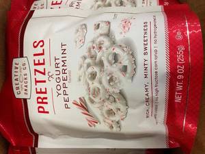 lot 340 image: I 1 - Creative Snacks Co. Yogurt Peppermint Pretzels 9 oz (255g) - 6 Pack