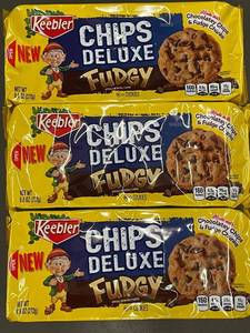 lot 393 image: Keebler Chips Deluxe Fudgy Cookies - 3 Packs