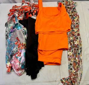 New Ladies Medium  Work out Set, Robe, Shaper, Sarong & Nightgown