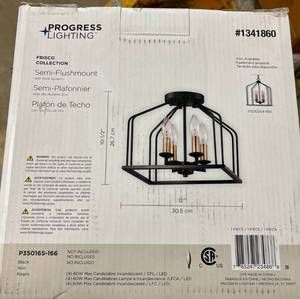Progress Lighting-Frisco Collection Semi Flush Mount Fixture-1341860