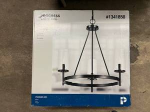 Progress Lighting-Strahan Collection Chandelier Light Fixture-Clear 1341850