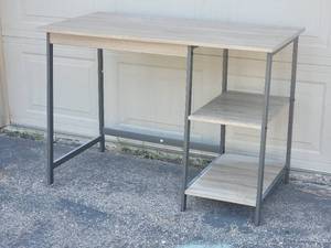 lot 19D image: Contemporary Industrial Chic Writing Desk