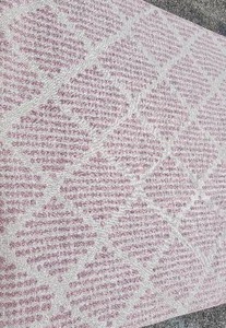lot 27 image: Well Woven Modern Area Rug - Loop-De-Loop Collection - Arbor Blush - 53 x 73