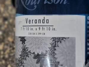 lot 25 image: NEW IN PACKAGING Nourison Indoor  Outdoor Area Rug - Veranda - 710 x 910