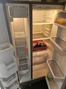 lot 32A image: Kenmore Stainless Side-By-Side Refrigerator - 106.58153800