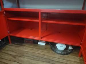 lot 44B image: Candy Apple Red Low Storage Locker B
