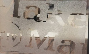 lot 54K image: Makers Mark Promotional Bar Mirror