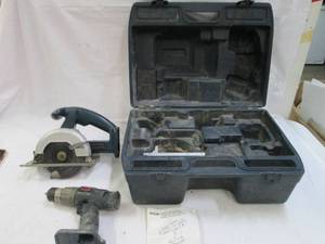 lot 10 image: Ryobi 5 12 cordless circular saw ...