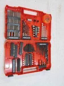lot 13 image: Black & Decker drill bit kit...