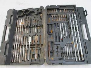 lot 38 image: Drill bit set rusty...