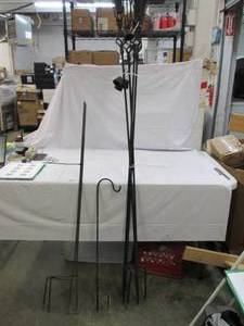 lot 52 image: Yard stakes, plant hangers...