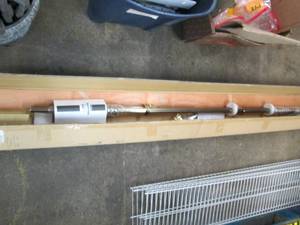 lot 61 image: 66-120 curtain rod England finial...