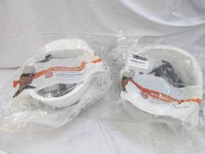 lot 94 image: 2 non vented hard hats lightweight ...