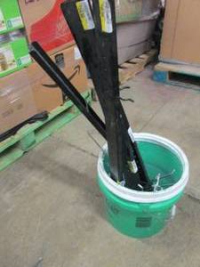 lot 97 image: Peg board hooks and organizers...