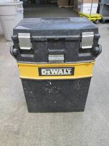 lot 150 image: DeWalt toolbox on wheels 20 x 28...