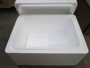 lot 158 image: Ecobox biodegradable foam cooler 24...