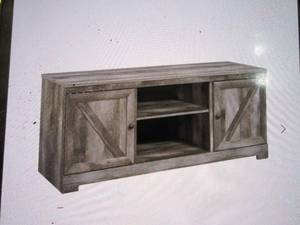lot 186 image: Gazhome modern farmhouse TV stand m...