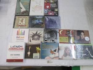 lot 190 image: DVDs and CDs assortment music and s...