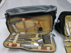 lot 200 image: 2 bags with cooking items for campi...