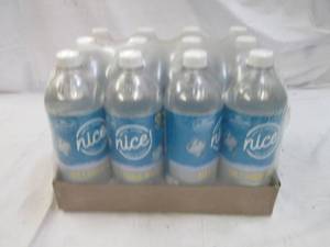 lot 209 image: 12 33.8 fl oz bottles of nice diet...