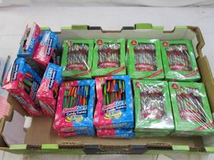 lot 234 image: 10 boxes of Joybrite cherry candy c...