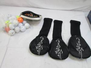 lot 275 image: Callaway golf club covers, used bal...