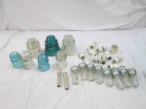 lot 294 image: Antique insulators...