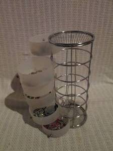 lot 307 image: Storage container with jewelry...