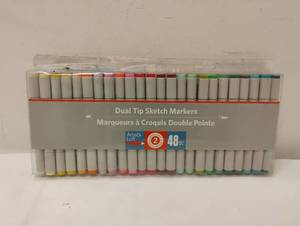 48 COLOR DUAL TIP SKETCH MARKERS BY ARTISTS LOFT