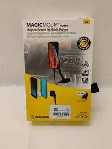 NEW SCOSCHE MAGIC MOUNT POWER MAGNETIC MOUNT FOR MOBILE DEVICES