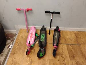 3 ELECTRIC SCOOTERS