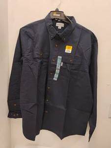 NEW CARHARTT LONG SLEEVE BUTTON UP SHIRT SIZE 2XL