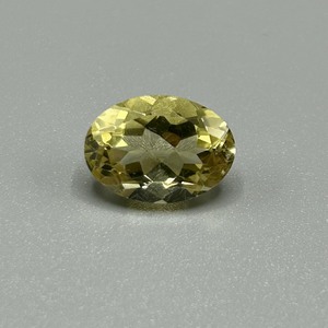 5.96 Carat Lemon Quartz Oval Faceted Cut