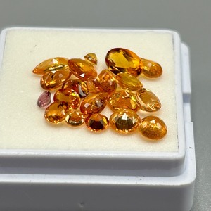 5.25 Carat Orange Gemstones Mixed Cut - Assorted Lot of Various Loose Stones