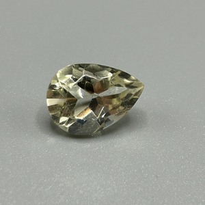 5.90 Carat Lemon Quartz Pear Faceted Cut