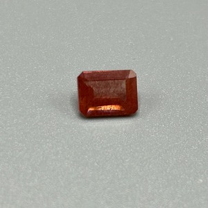 1.28 Carat Red Labradorite Emerald Rectangular Step Cut